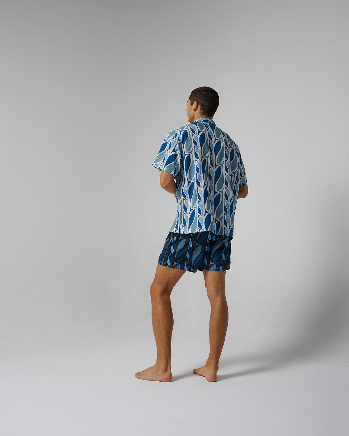 Blue Peci Short Sleeve Shirt