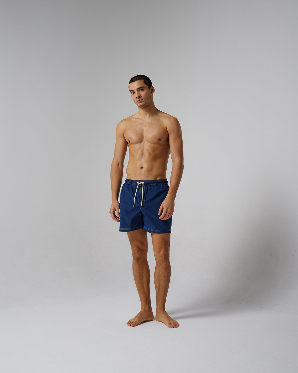 Cotton Nylon Swim Shorts