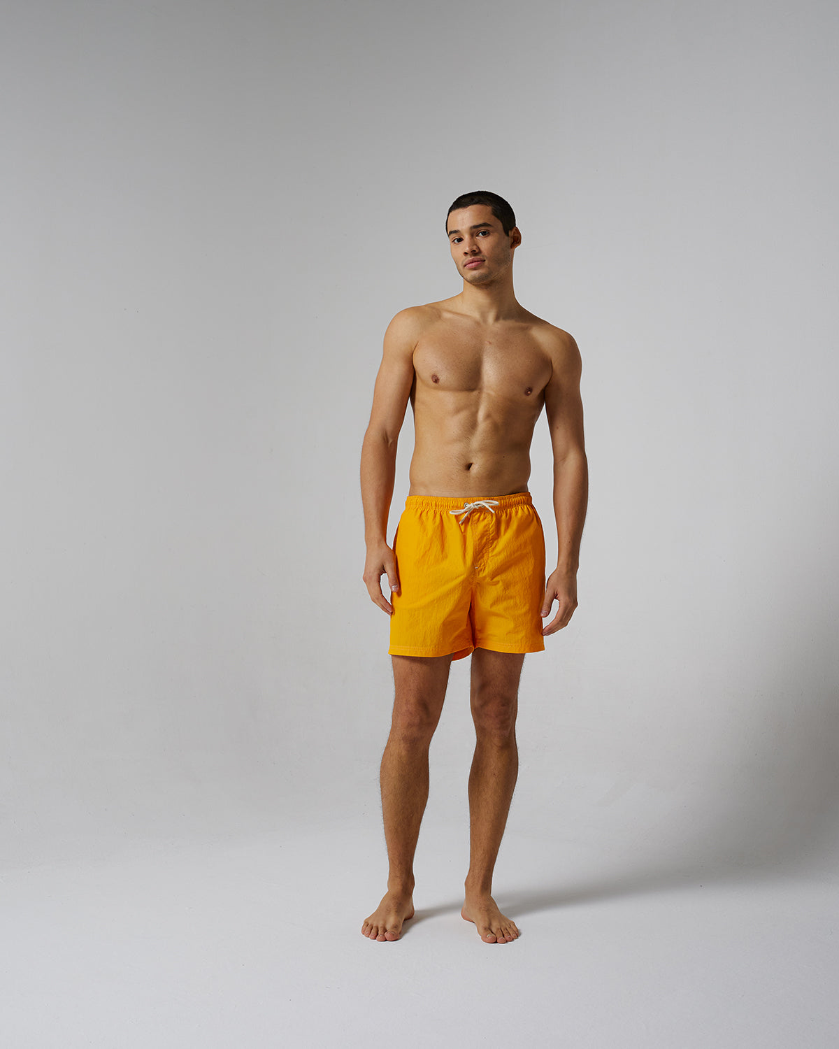 Cotton Nylon Swim Shorts