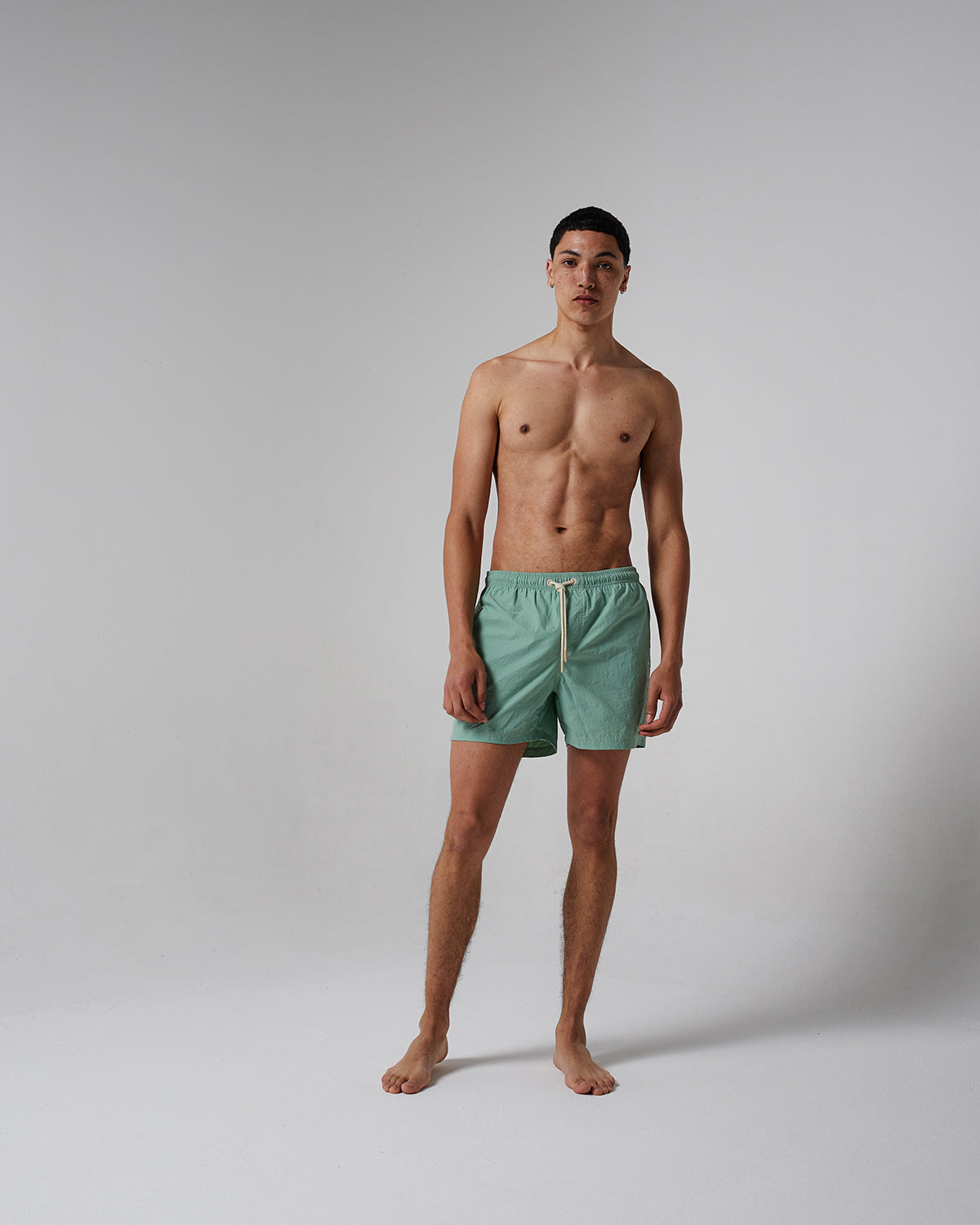 Cotton Nylon Swim Shorts