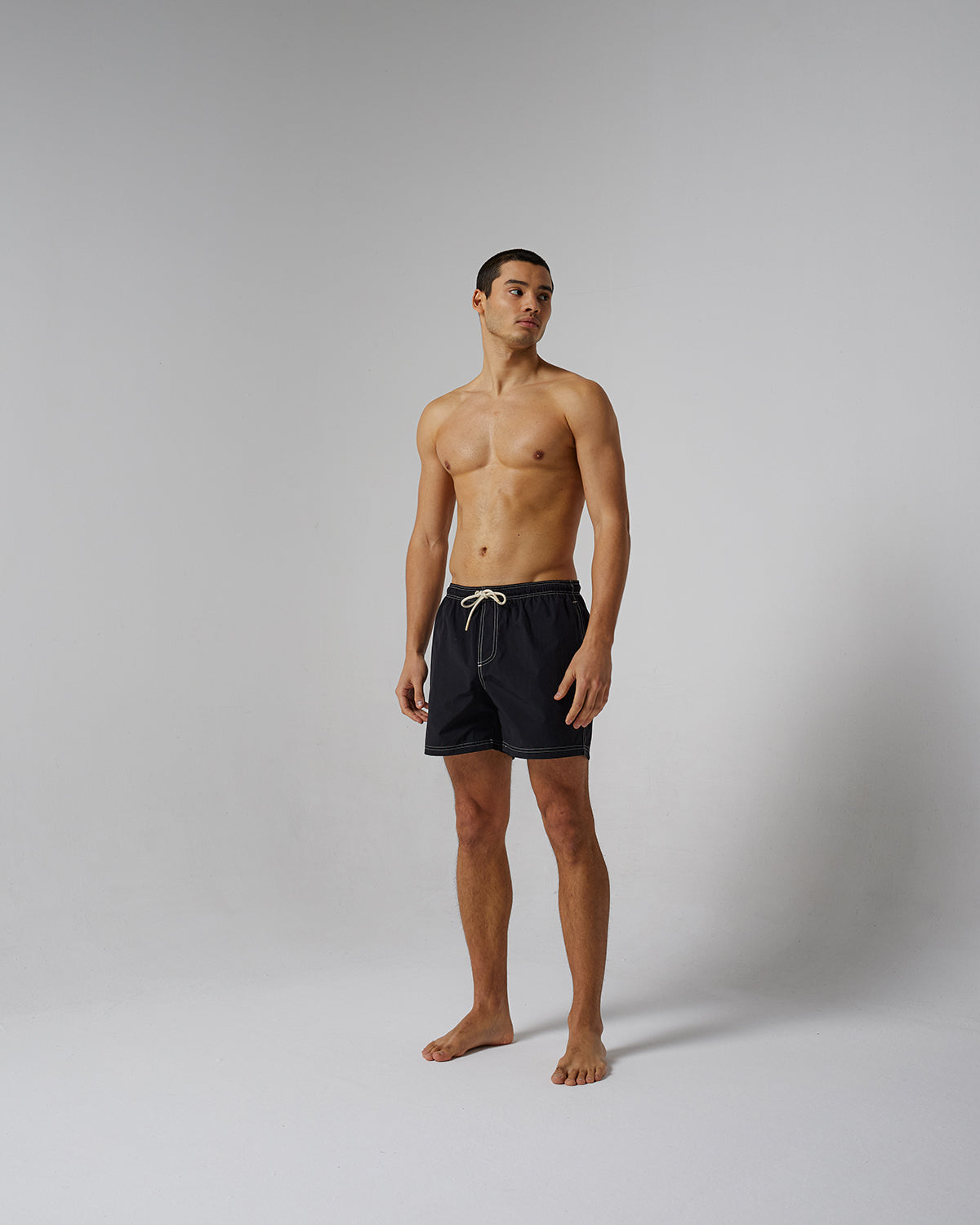 Cotton Nylon Swim Shorts