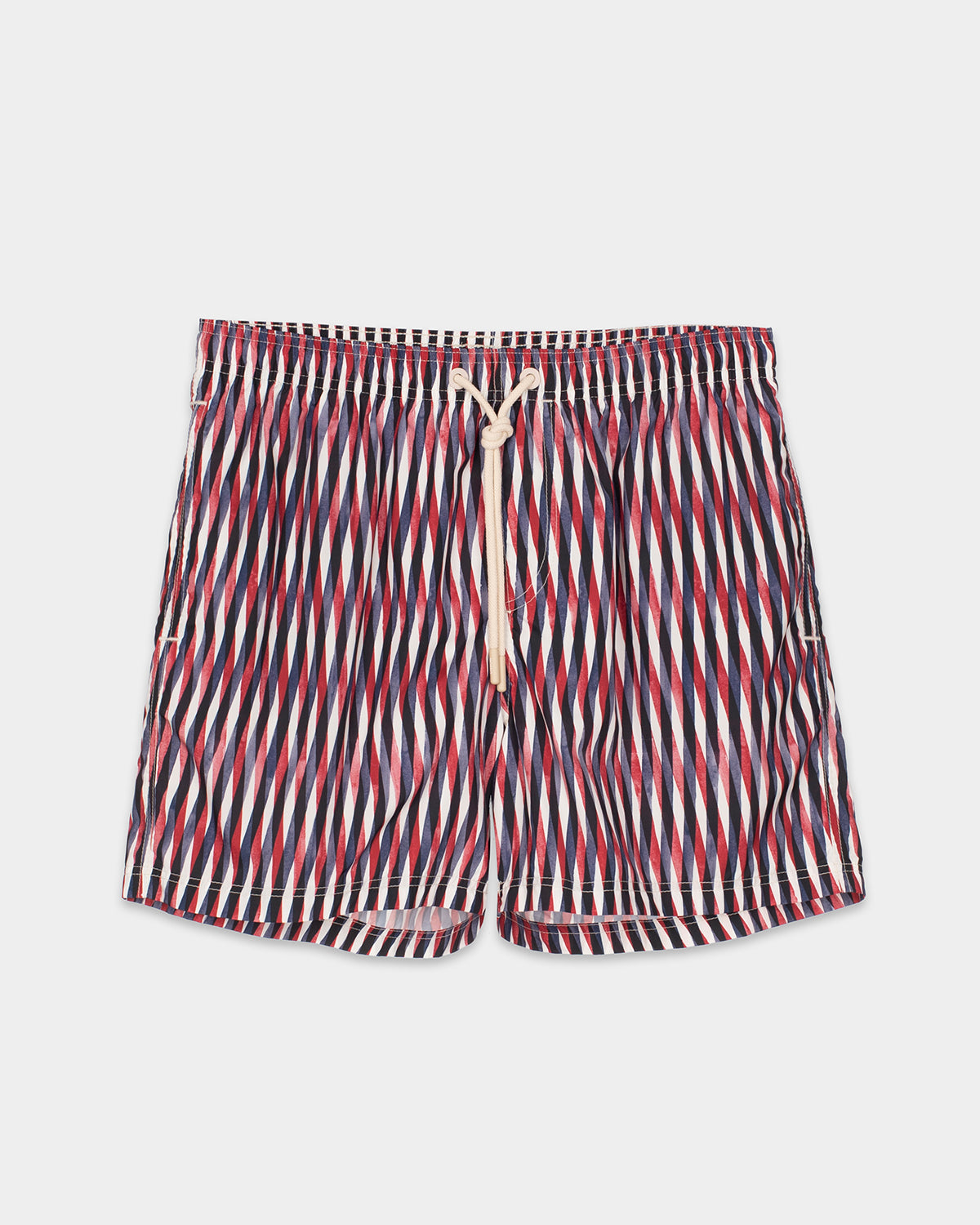 Mixed Stripes Swim Shorts