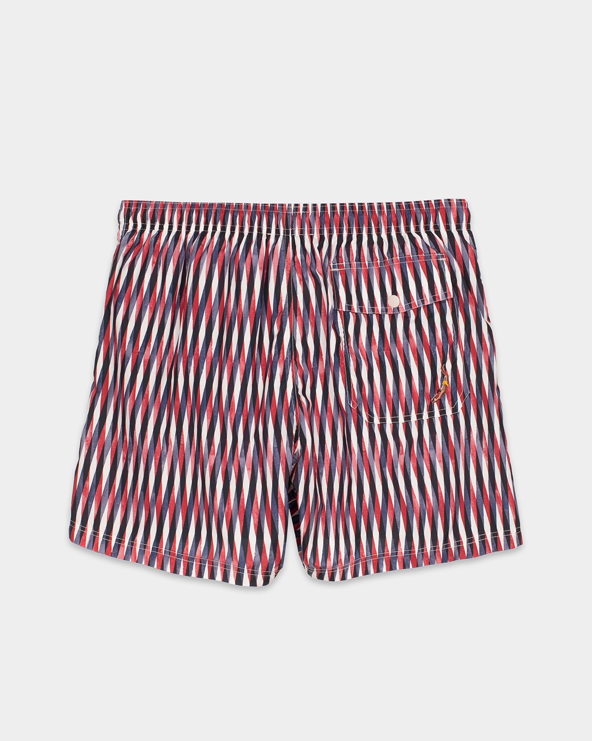 Mixed Stripes Swim Shorts