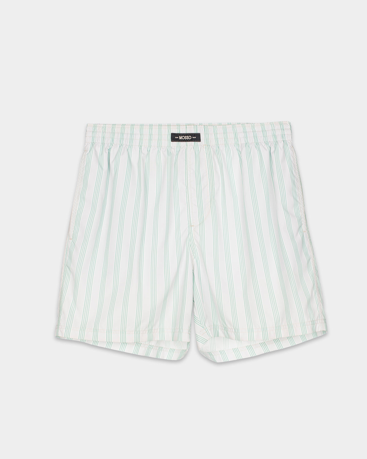 Green Stripes Swim Shorts
