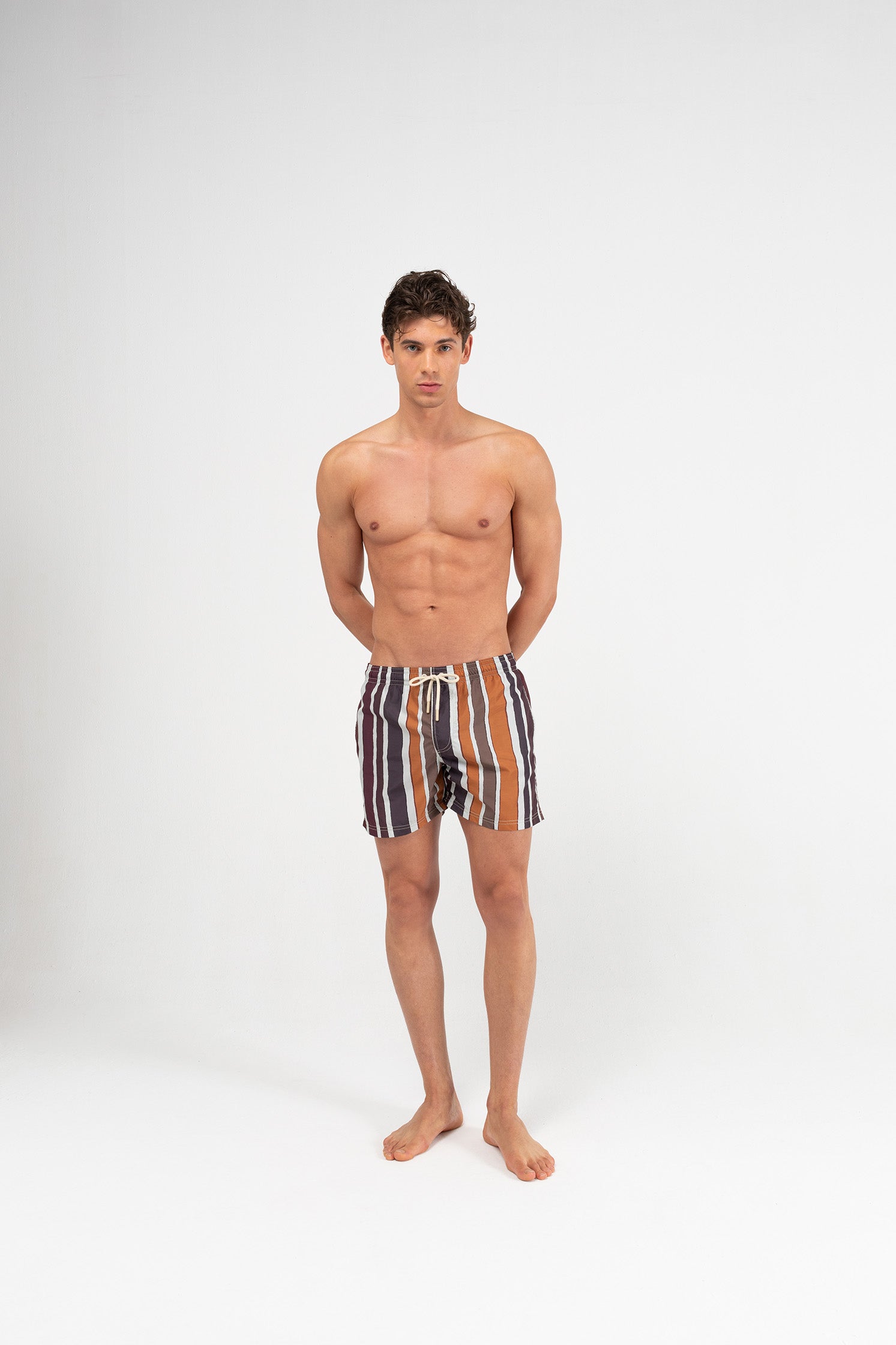 Brown Baiadera Swim Shorts