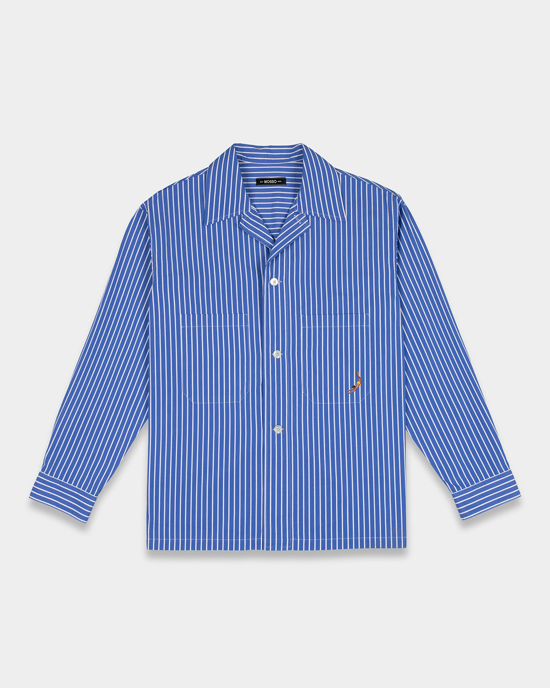 Blue Striped Cotton Shirt