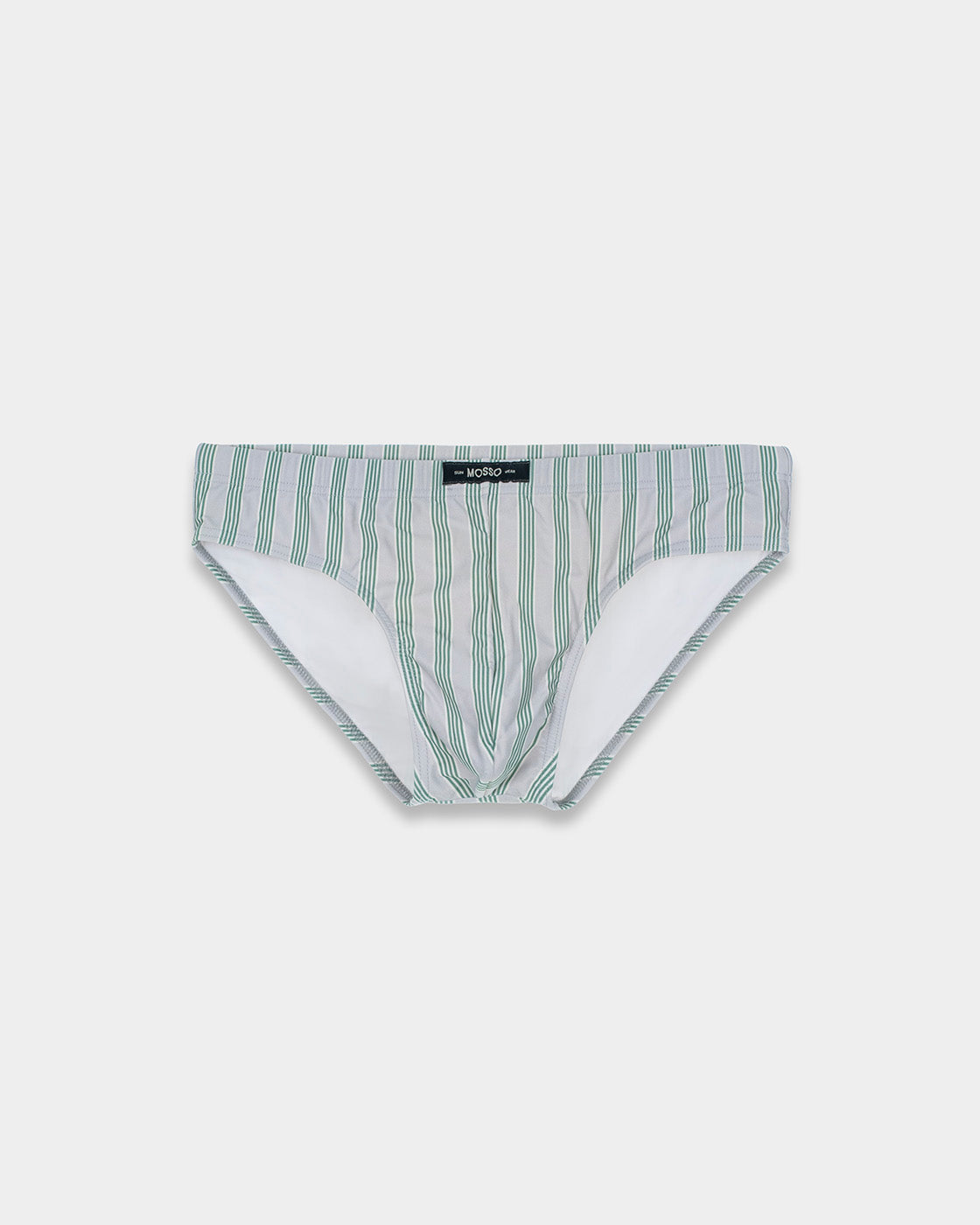 Green Stripes Swim Brief