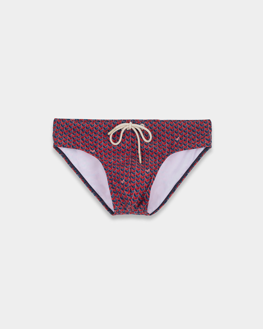 Red Grains Swim Brief