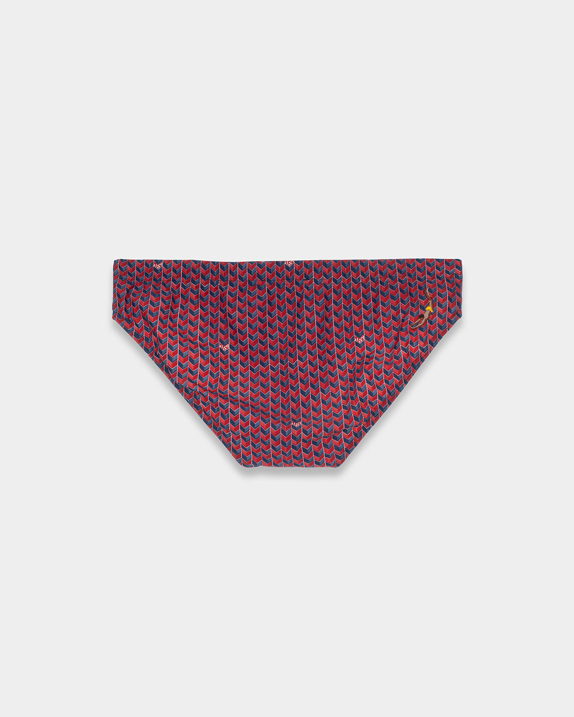 Red Grains Swim Brief