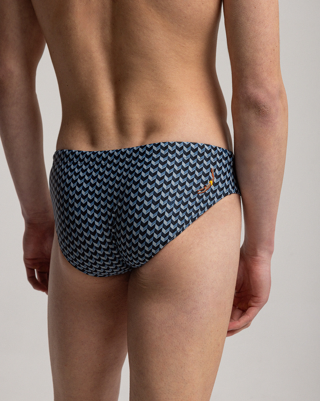 Blue Grains Swim Brief
