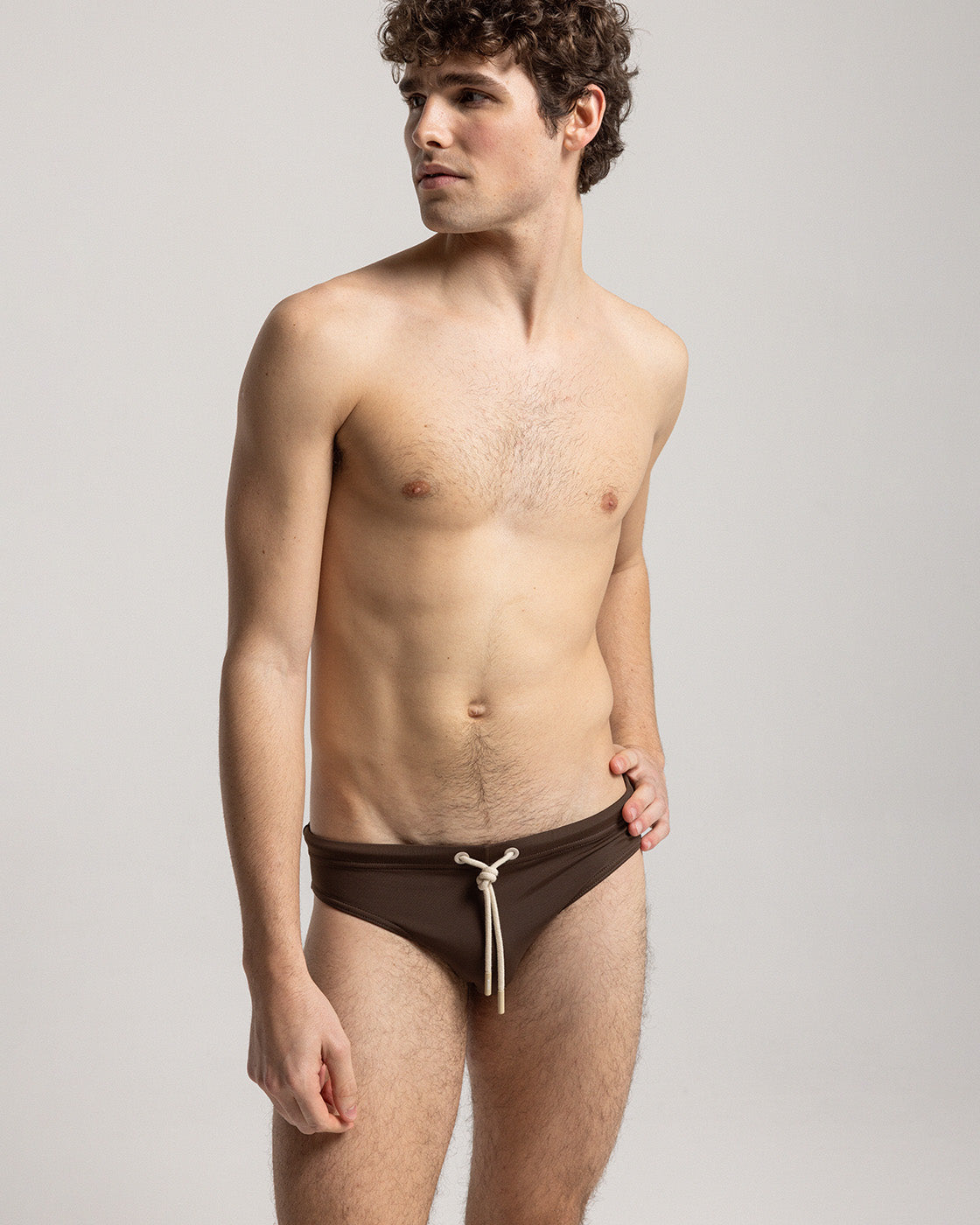 Brown Swim Brief