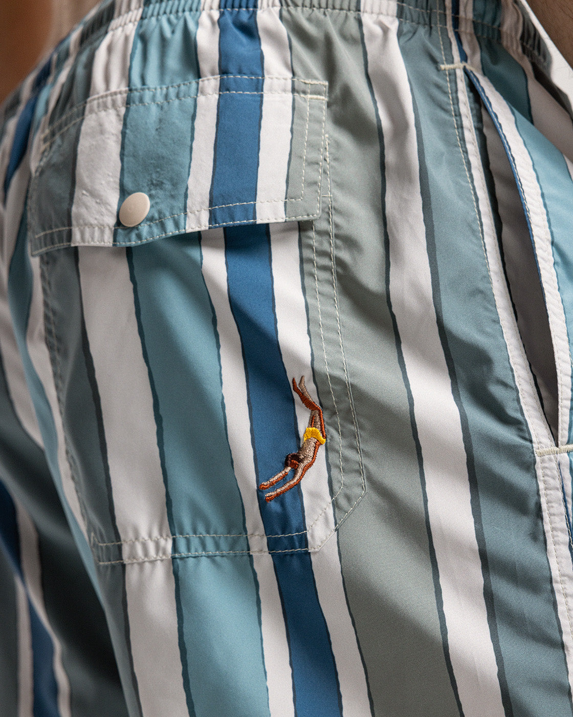 Blue Baiadera Swim Shorts