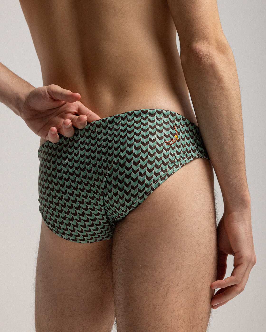 Sage Grains Swim Brief
