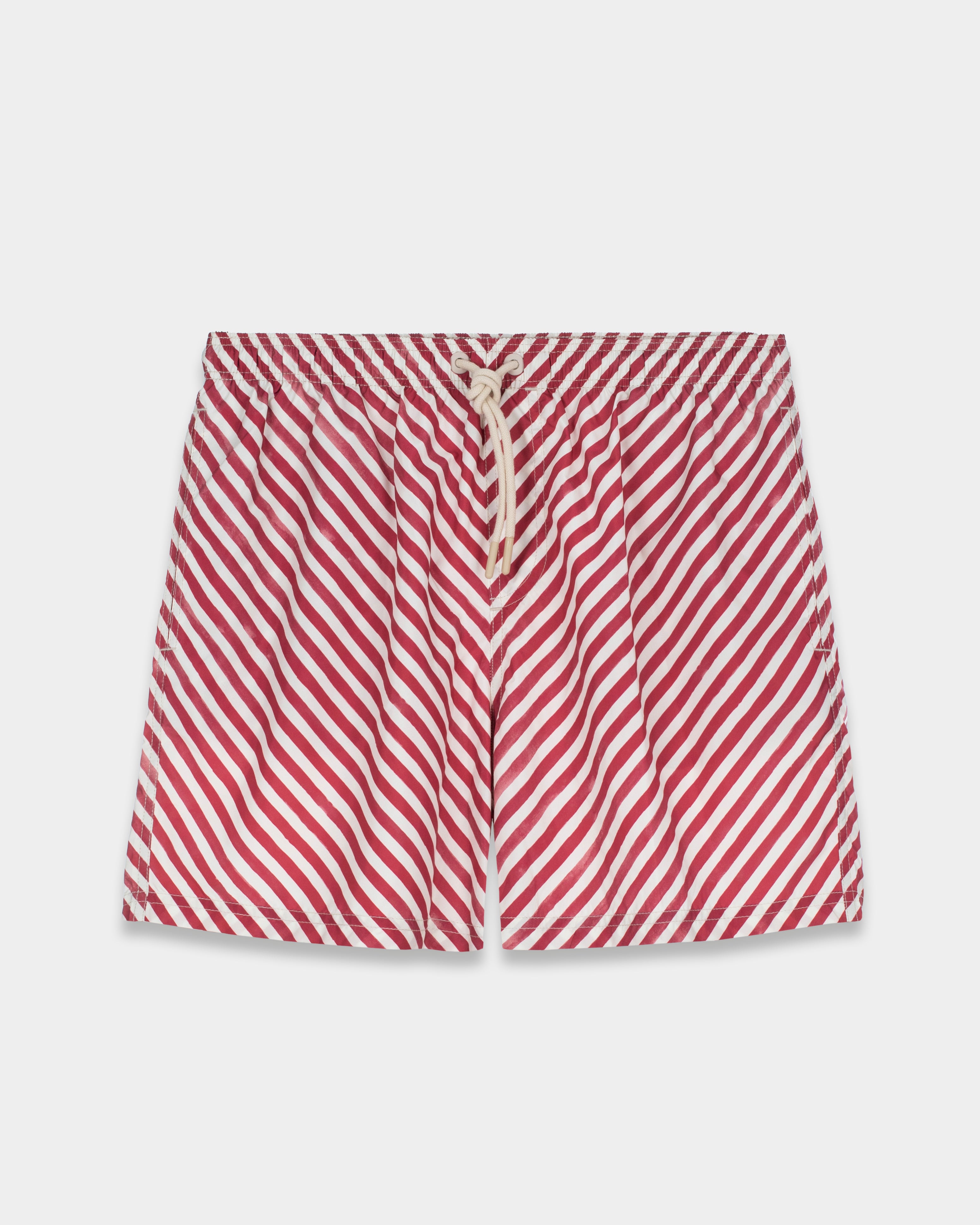 Red Wave Swim Shorts