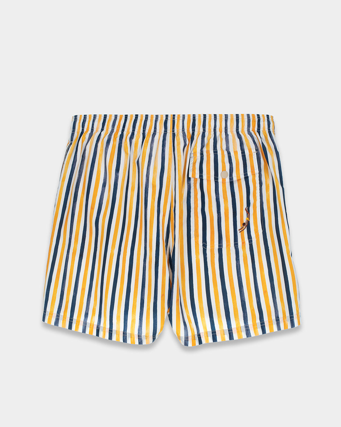 Multicolor Wave Swim Shorts