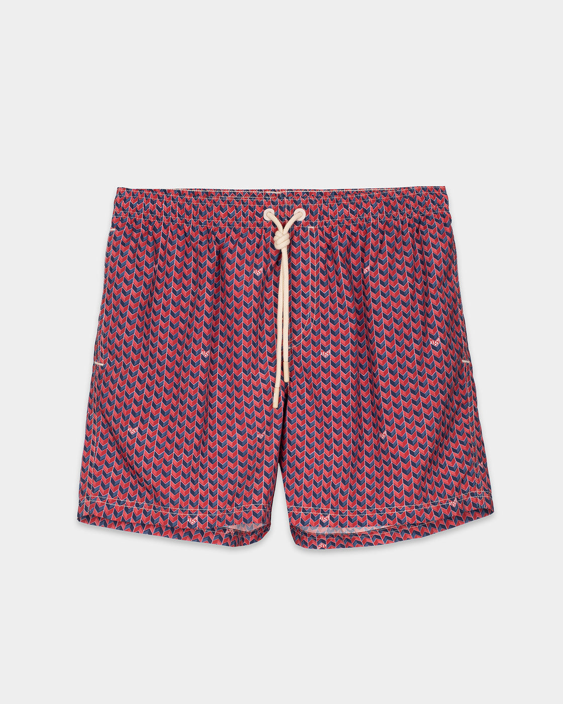 Red Grains Swim Shorts