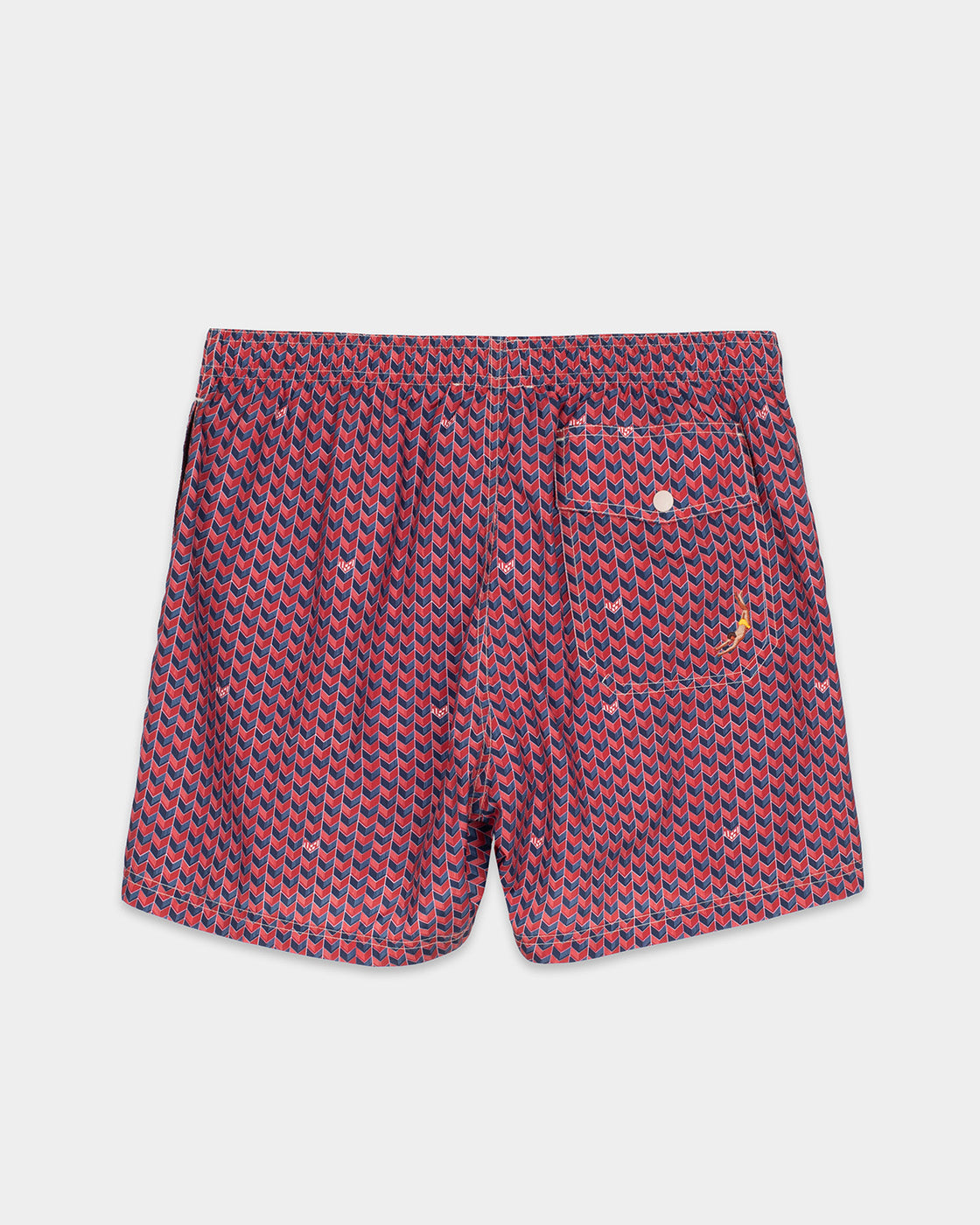 Red Grains Swim Shorts