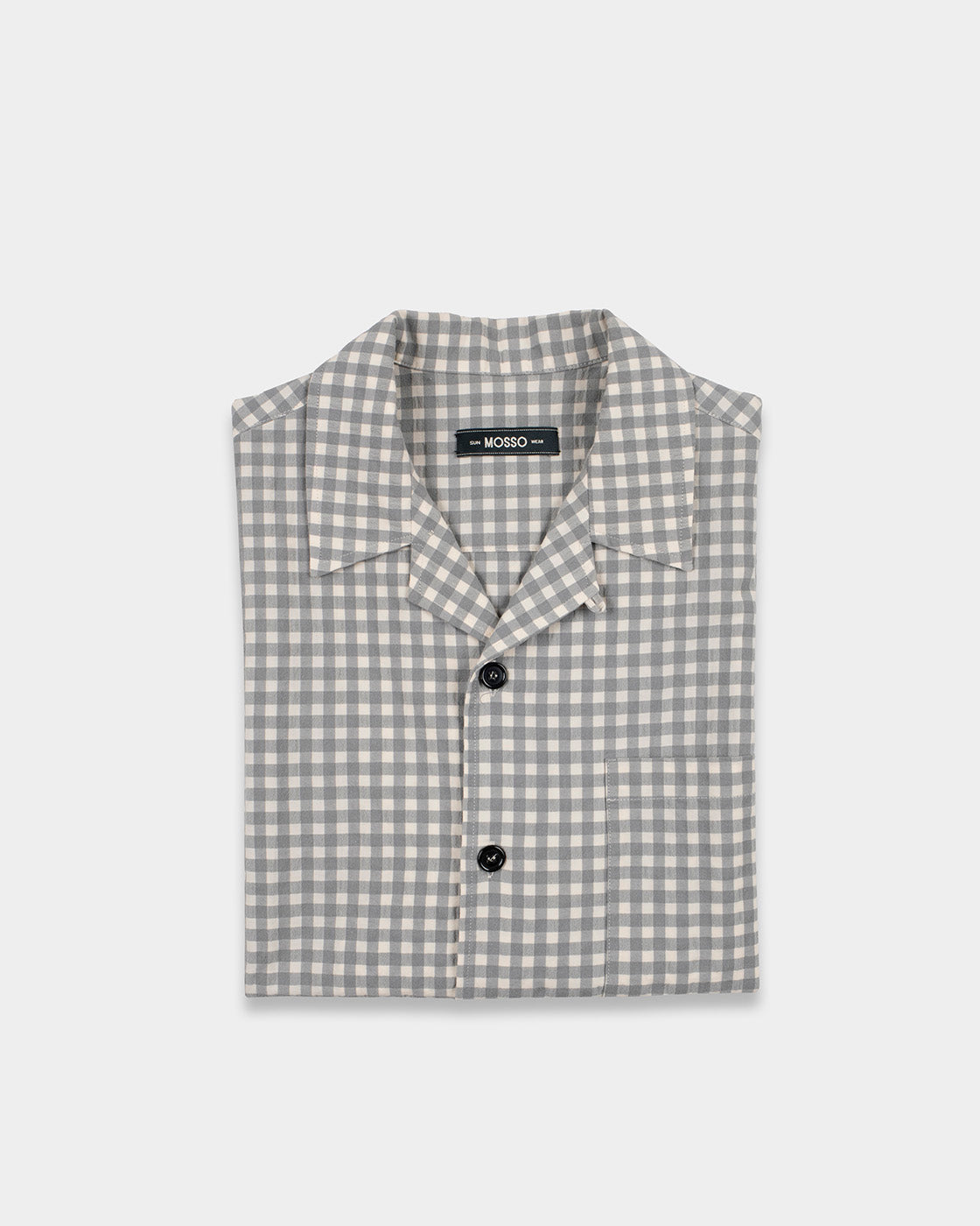 Grey Vichy Seersucker Shirt