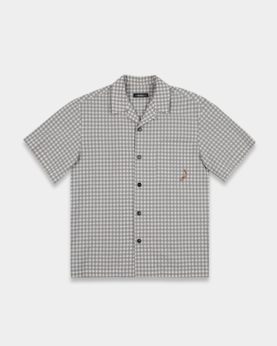 Grey Vichy Seersucker Shirt