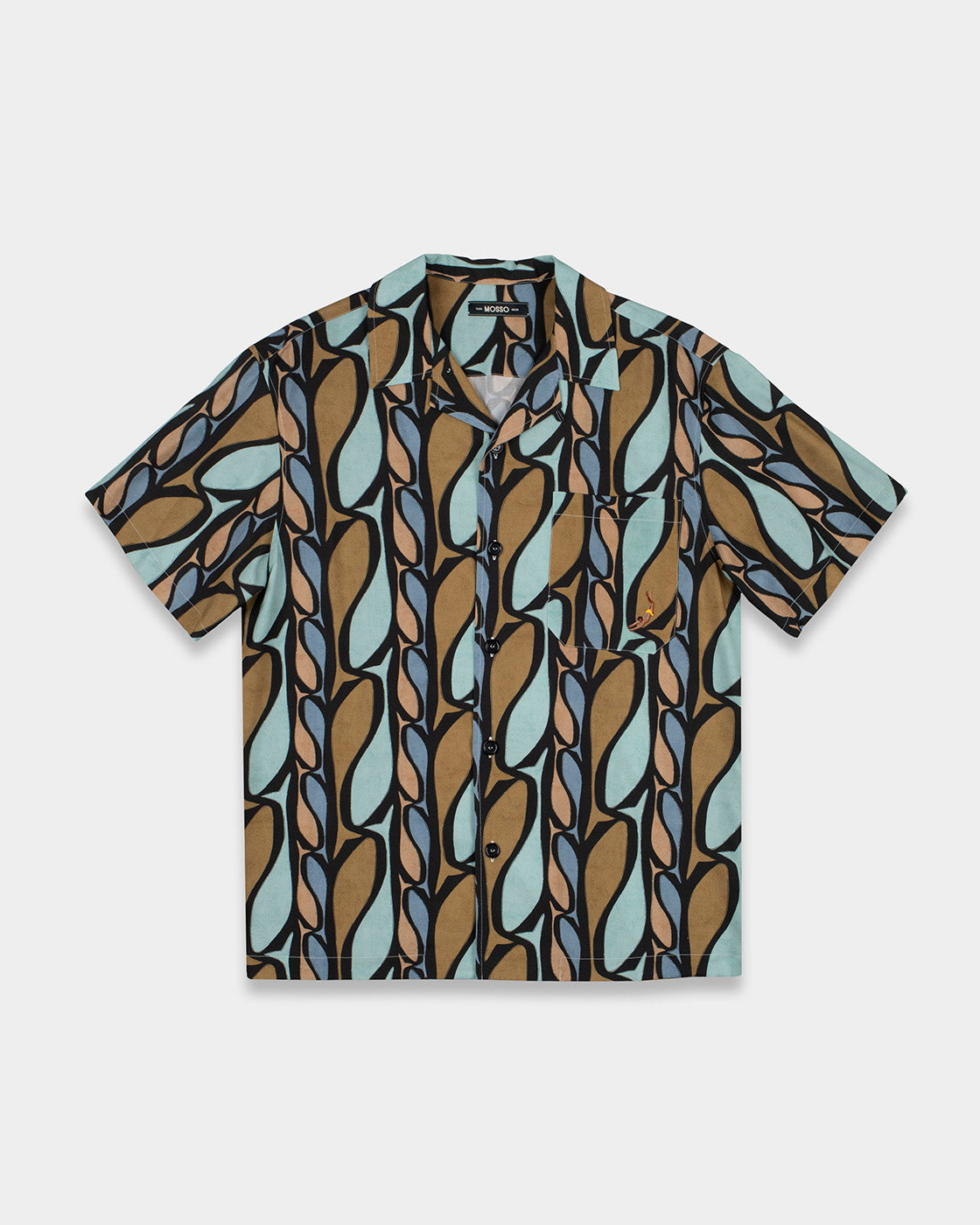 Brown Pesci Short Sleeve Shirt