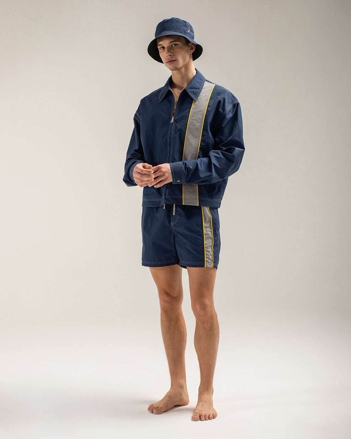 Blue Panel Jacket