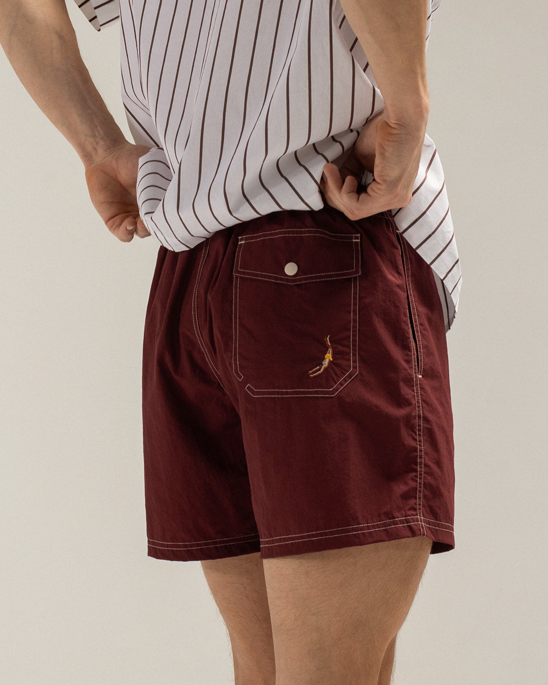 Bordeaux Swim Shorts