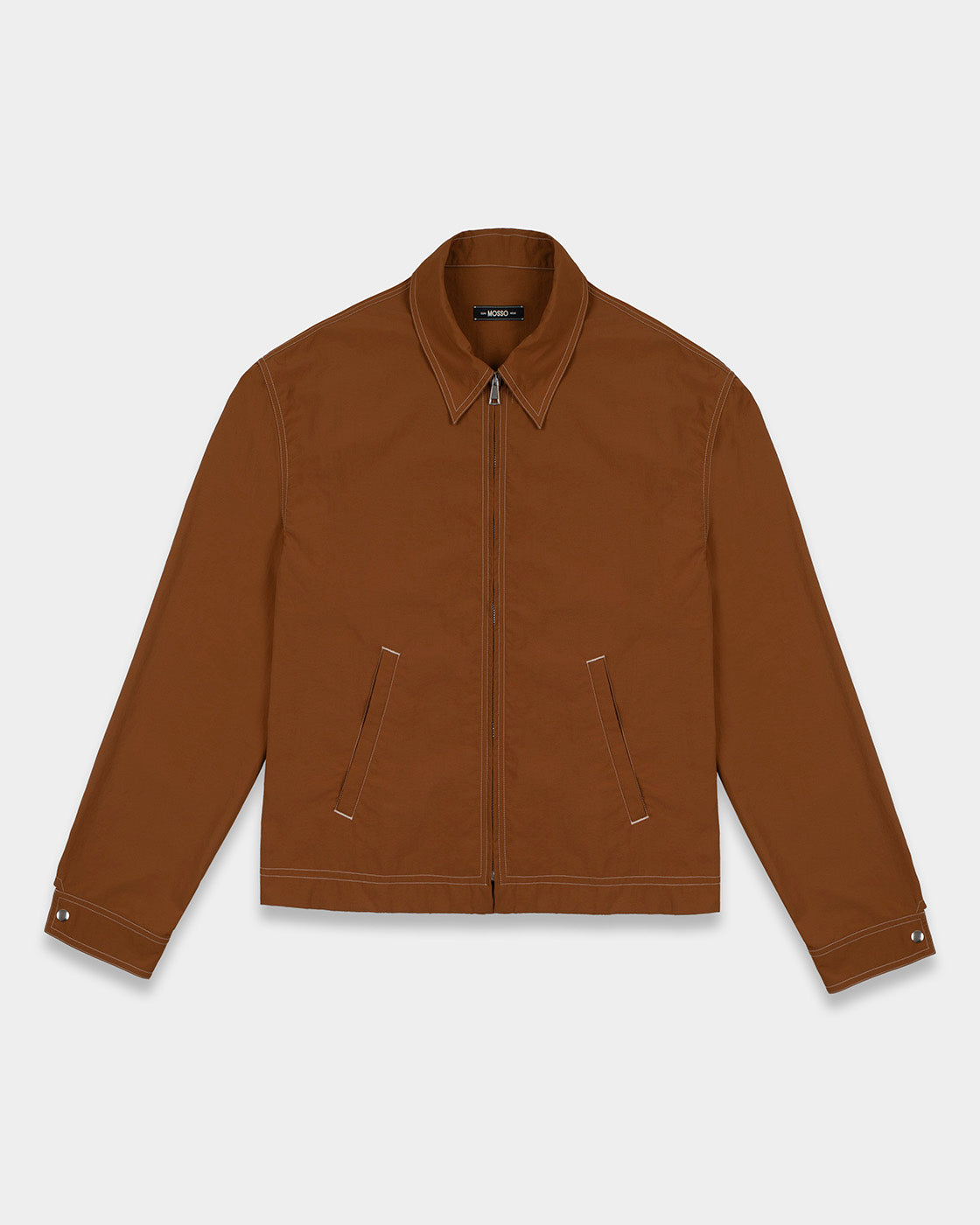 Brown Boxy Fit Jacket
