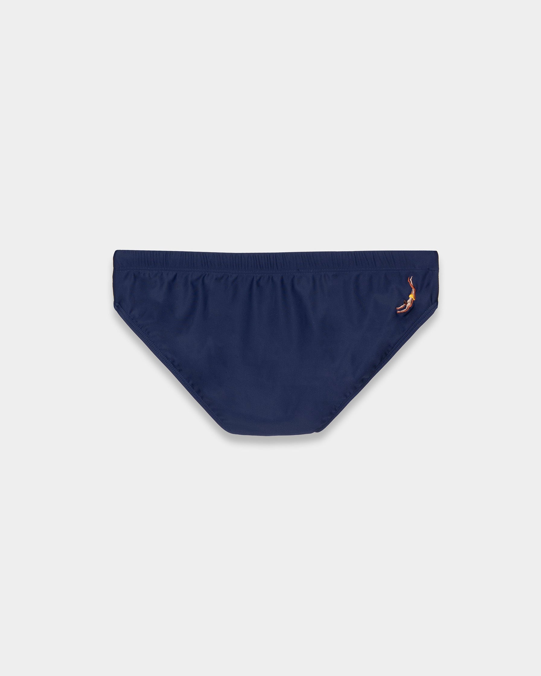 Blue Panel Swim Brief