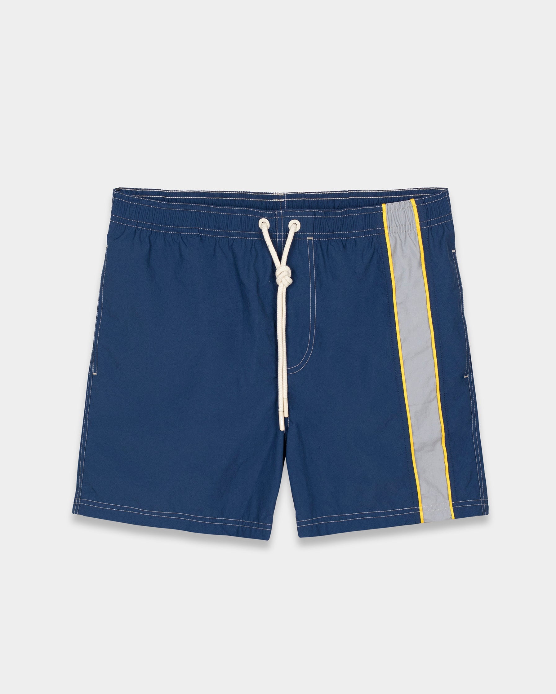 Blue Panel Swim Shorts
