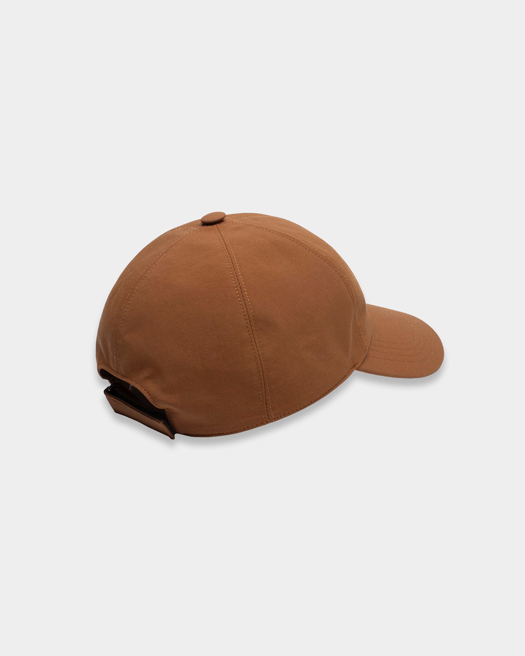 Brown Nylon Baseball Cap