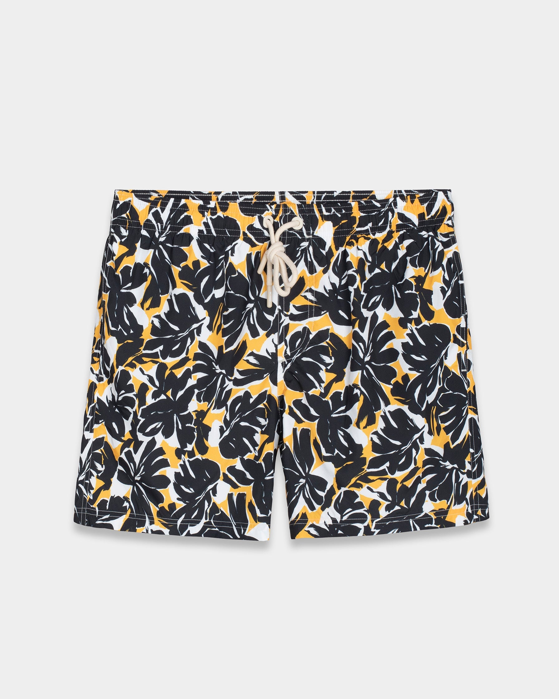 Black Foliage Swim Shorts
