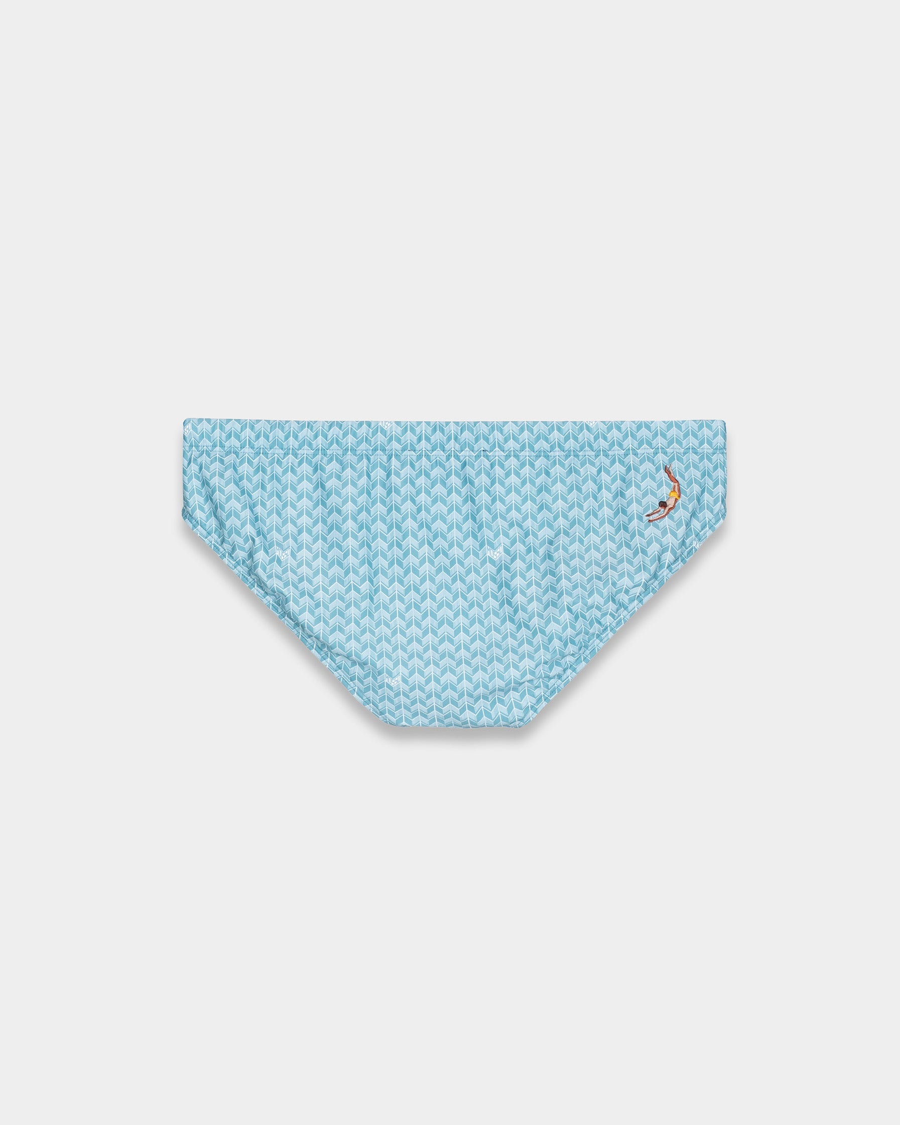 Drift Blue Grains Swim Brief