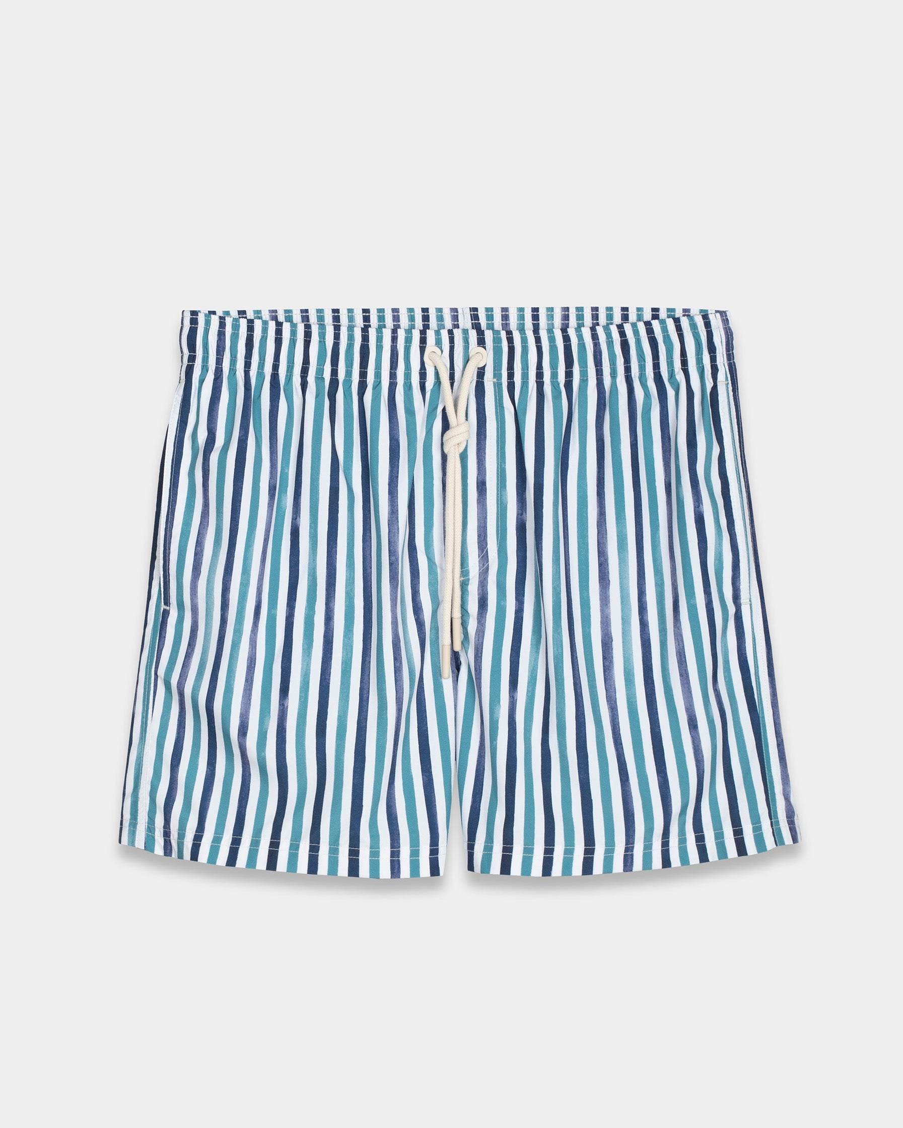 Multicolor Wave Swim Shorts