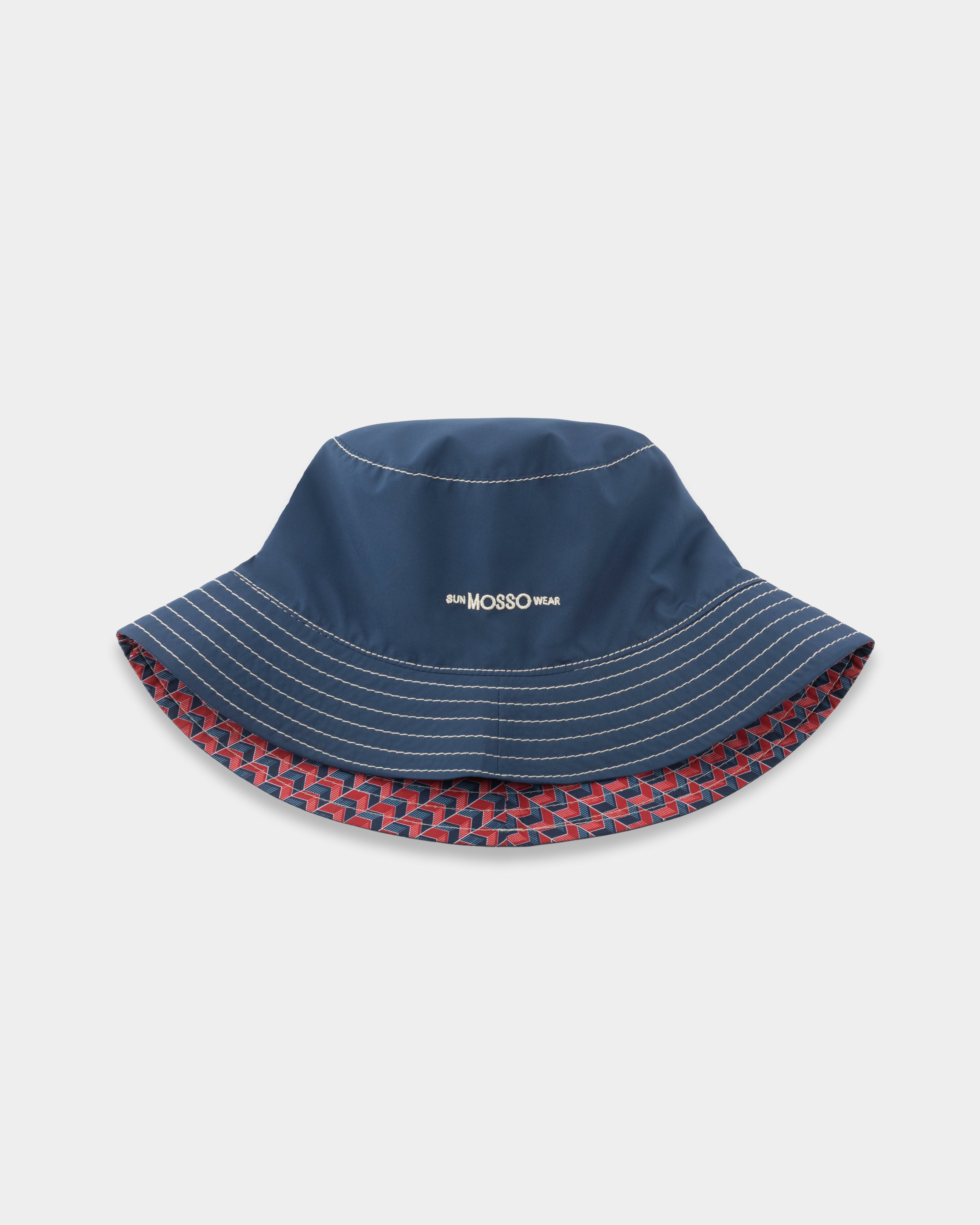Red Grains Reversible Bucket Hat