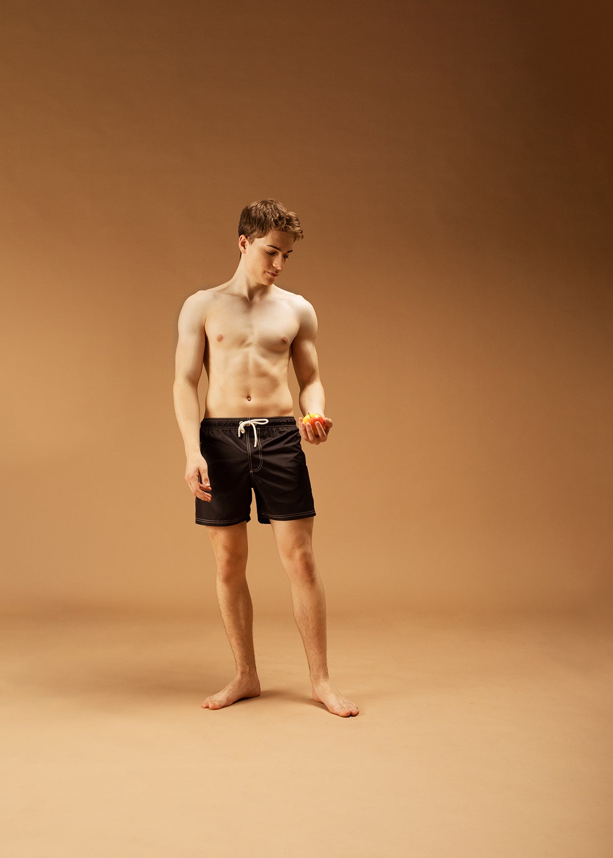 Black Econyl® Swim Shorts