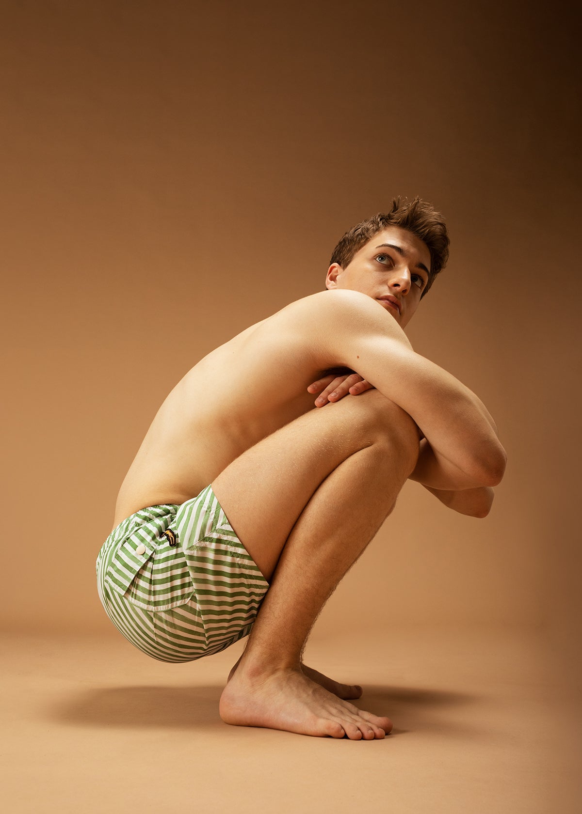 Green Wave Swim Shorts