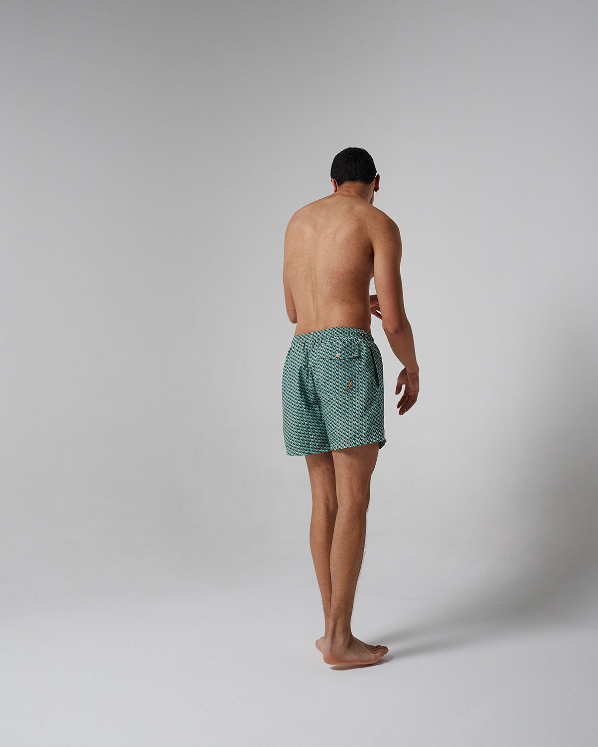 Sage Grains Swim Shorts