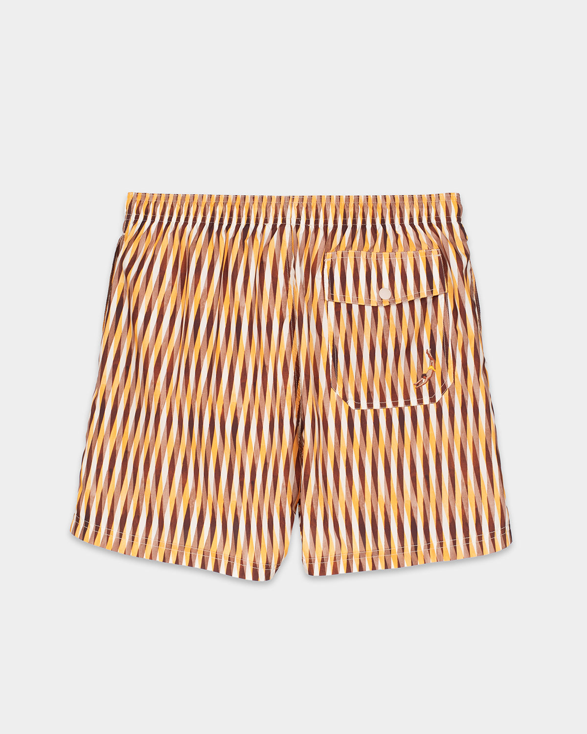 Mixed Stripes Swim Shorts