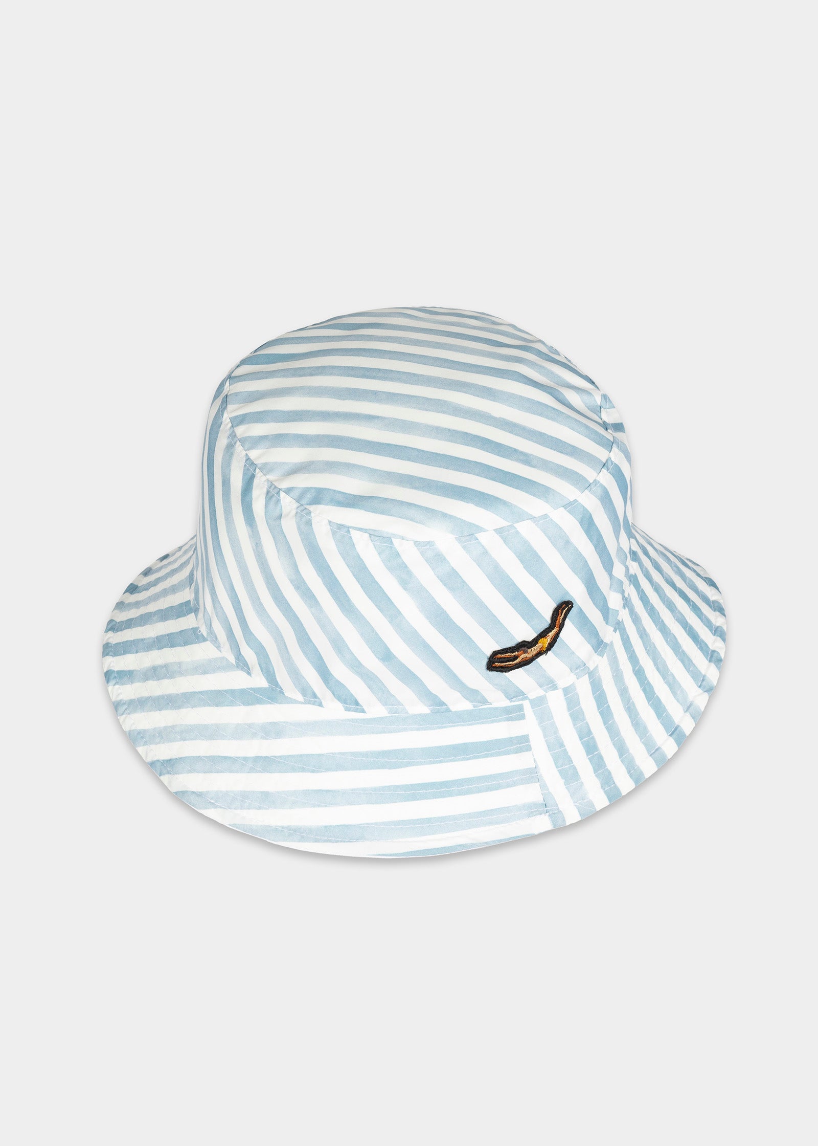 Reversible Logo-Embroidered Appliquèd Cotton-Shell Bucket Hat