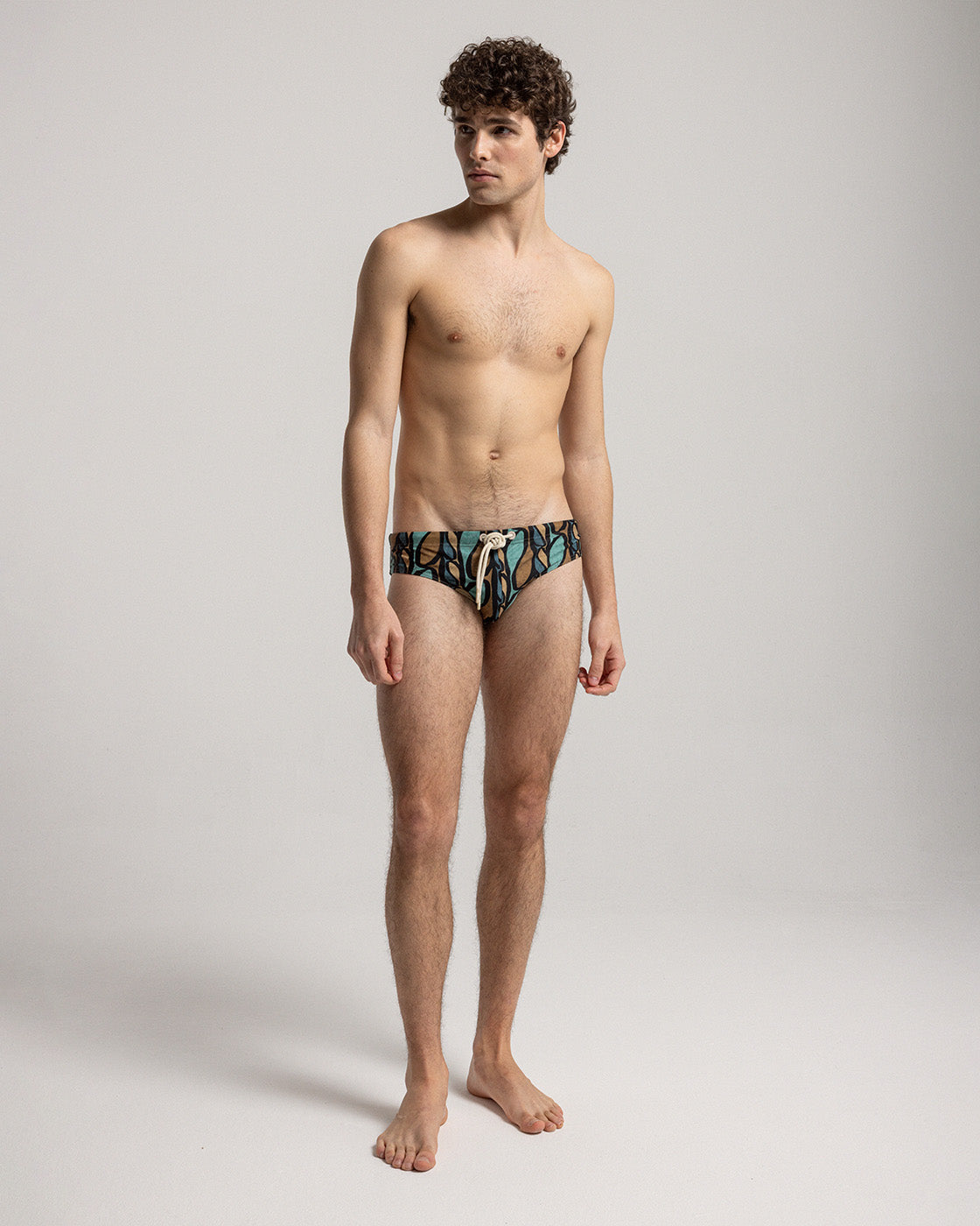 Brown Pesci Swim Brief
