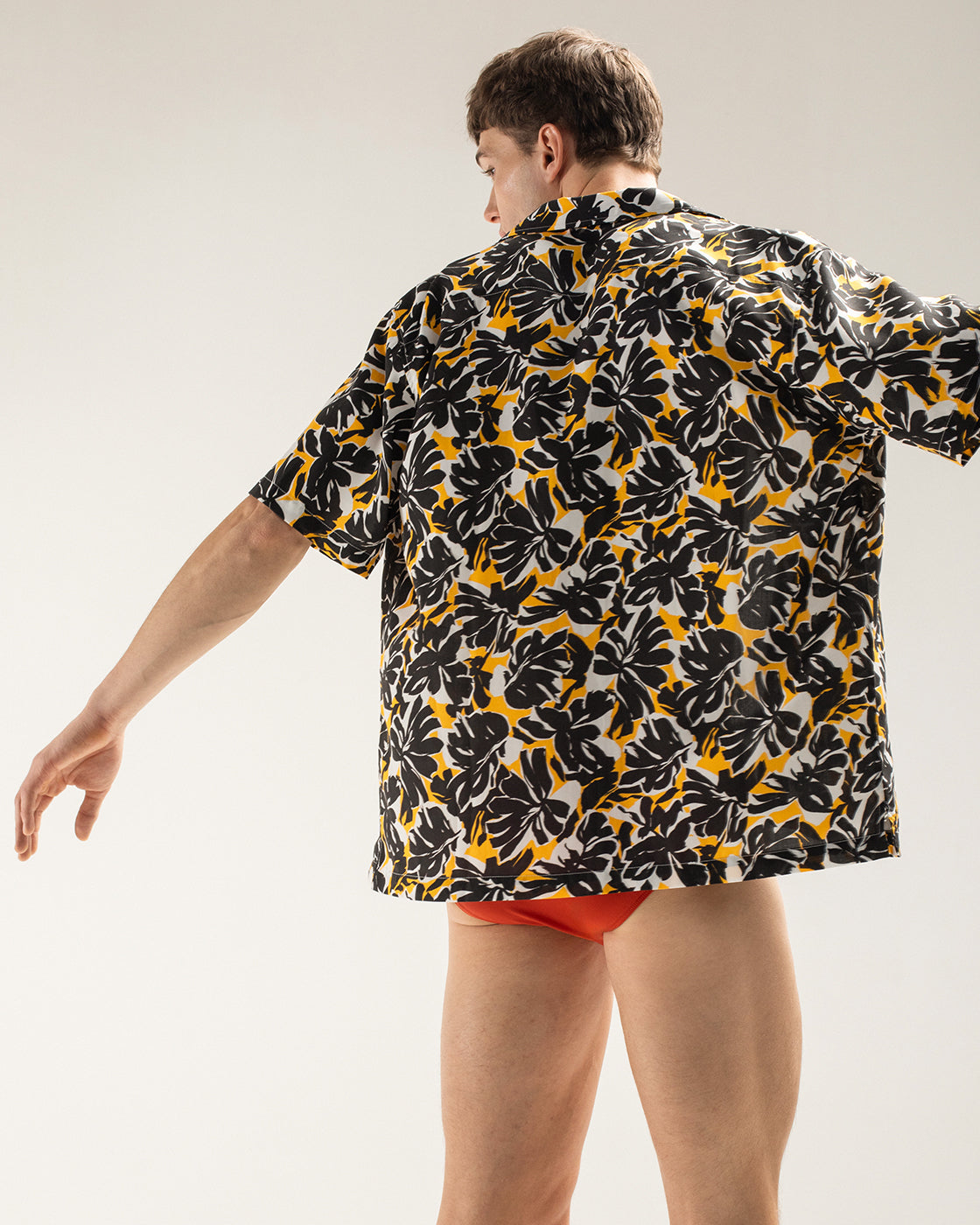 Sun Shadow Foliage Short Sleeve Shirt