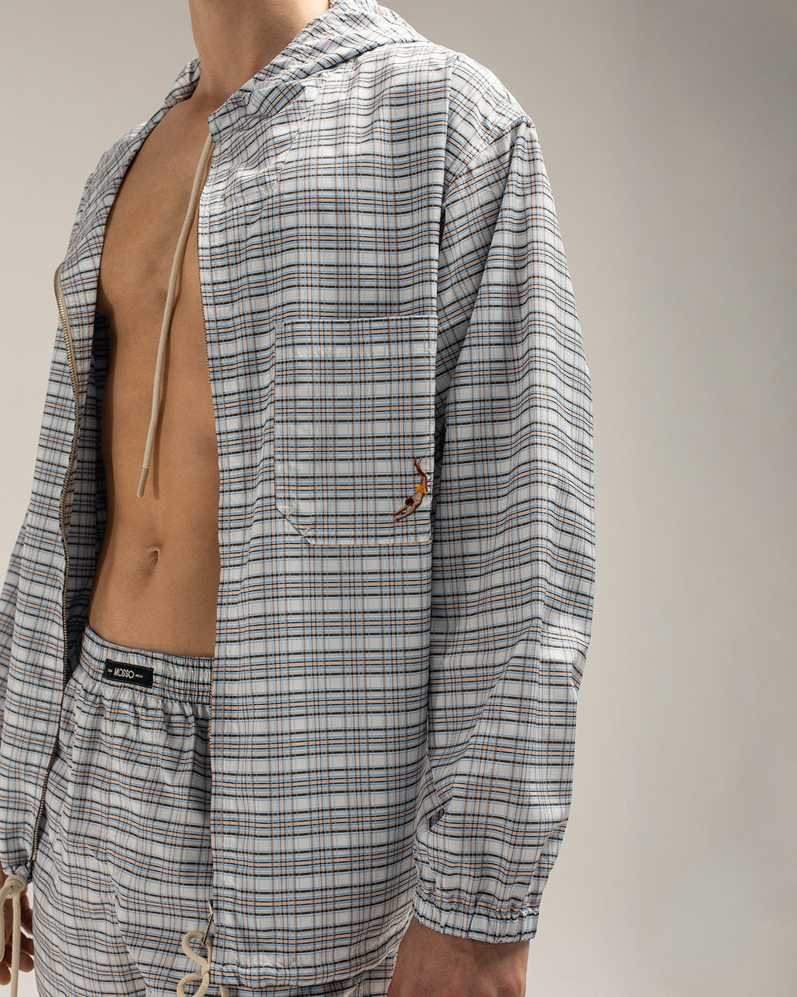 Blue Check Light Jacket