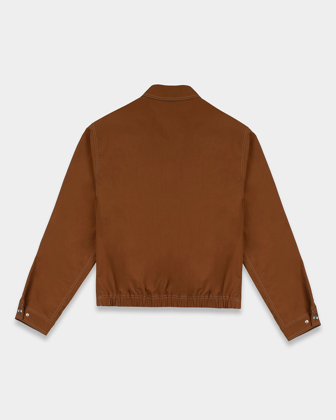 Brown Boxy Fit Jacket