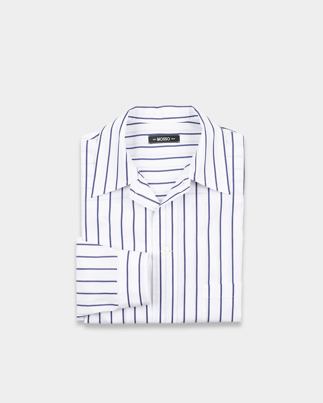 Blue Sun Stripes Cotton Shirt