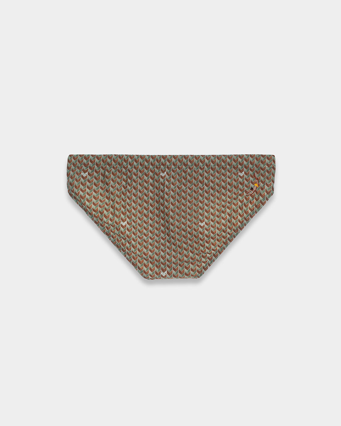 Brown Grains Swim Brief