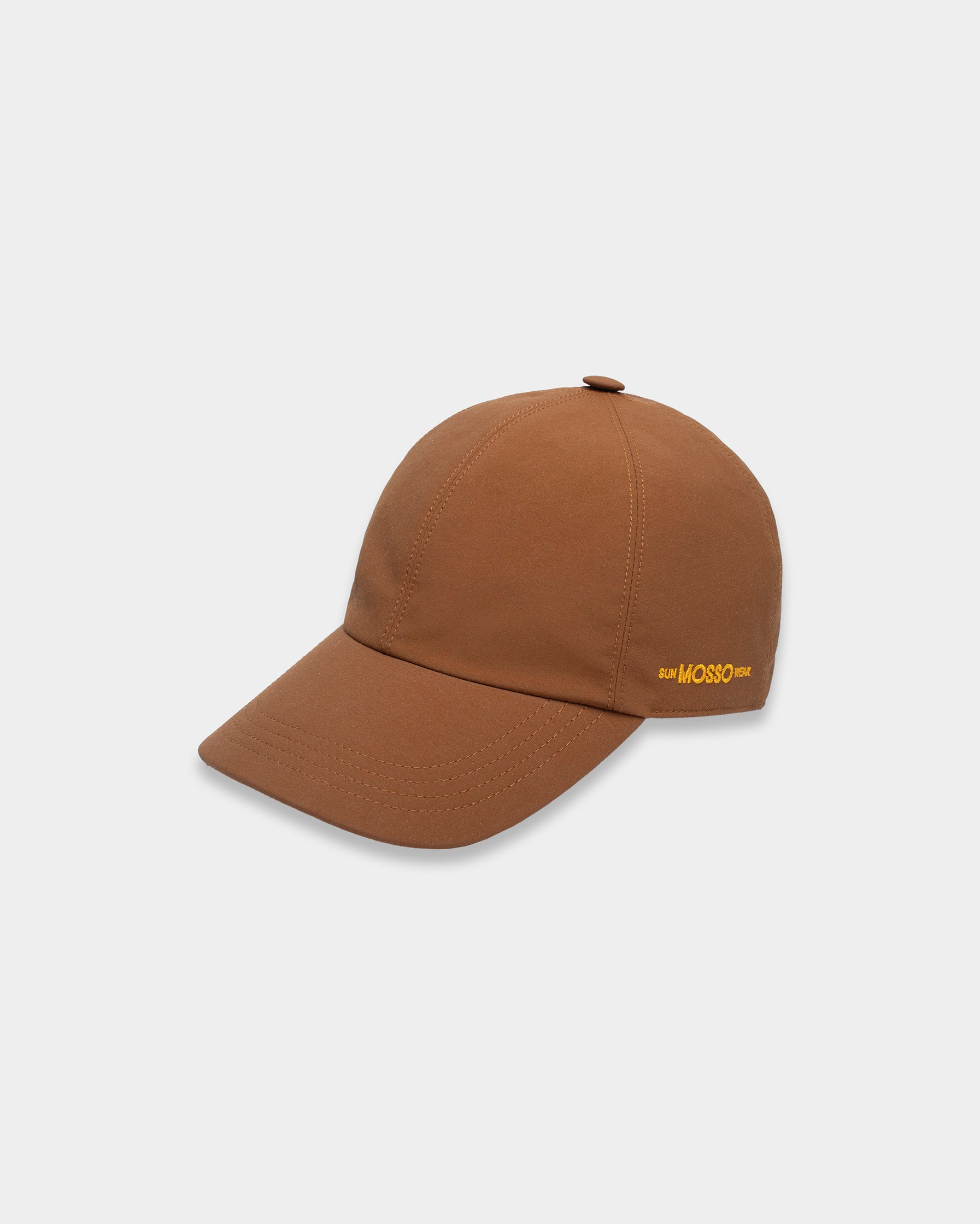 Brown Nylon Baseball Cap