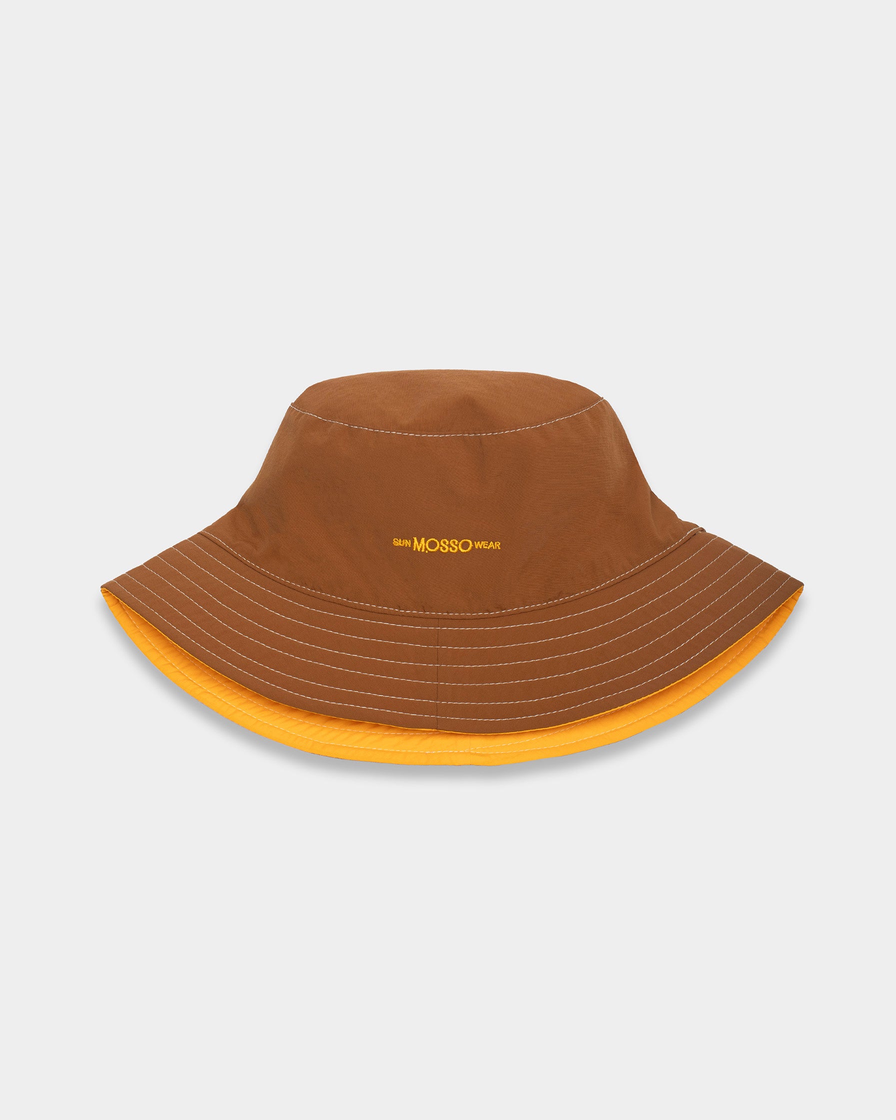 Brown Ocra Reversible Bucket Hat