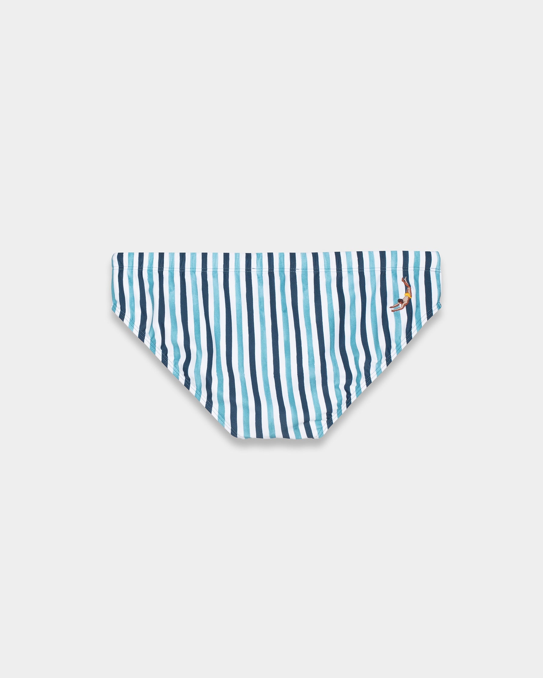 Multicolor Wave Swim Brief