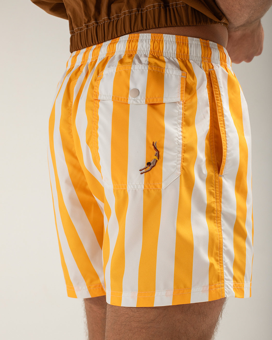 Ocra Stripe Swim Shorts